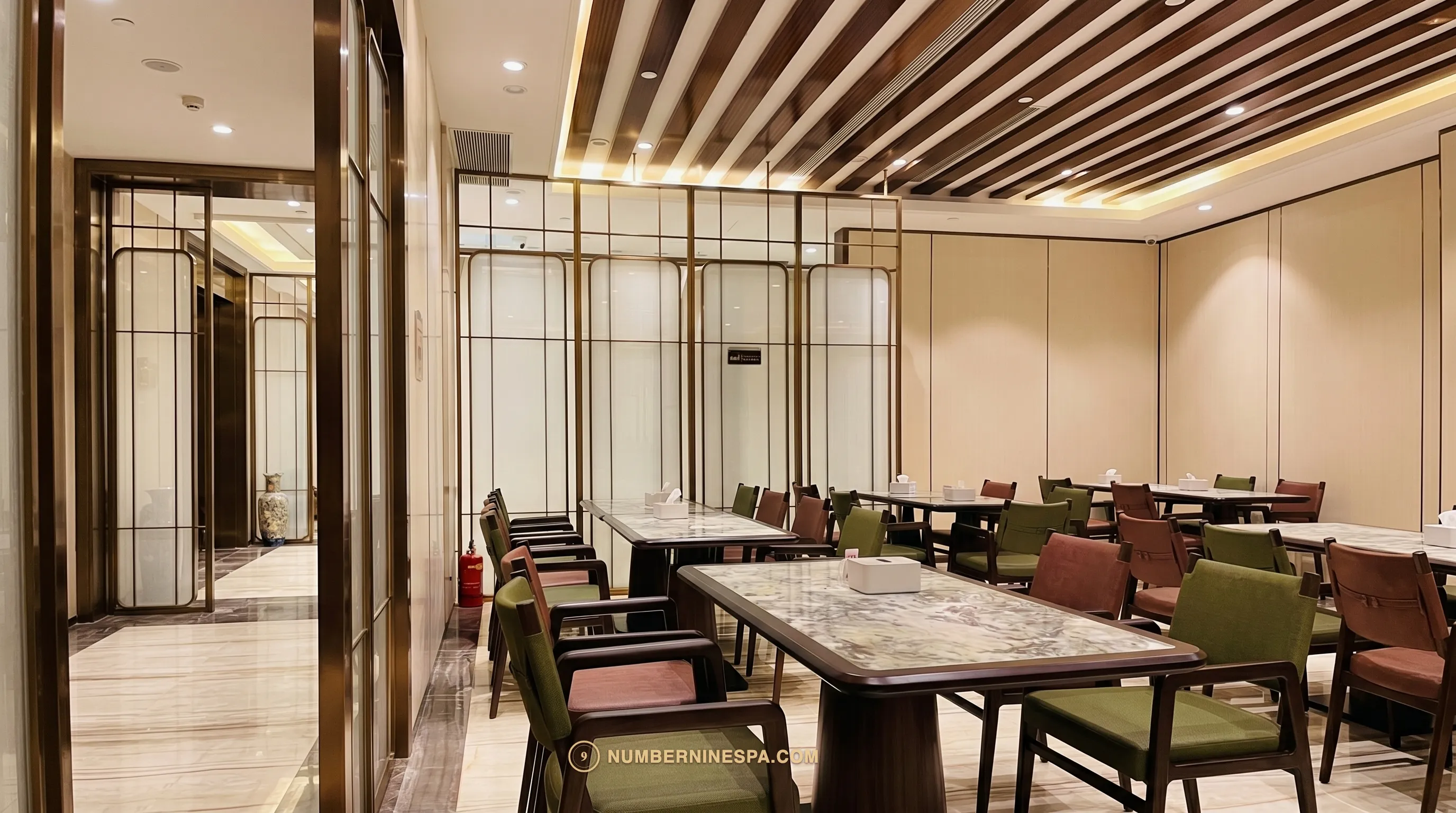 玖號水療免費餐飲用餐區